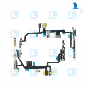 Power on/off & Volume +/- & Flash Flex With Metal Bracket  - iP8+ QON