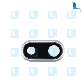 Lentille camera arrière - Argent - iP8+ QON