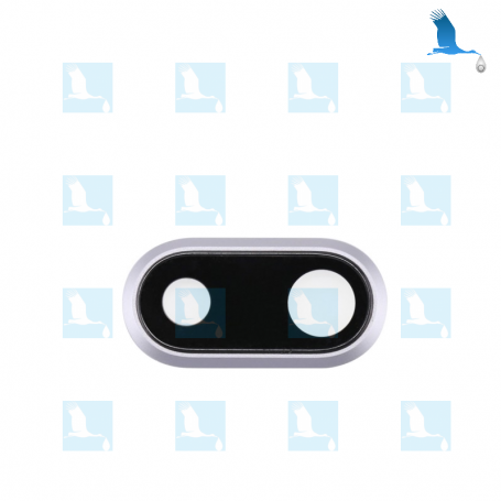 Lentille camera arrière - Argent - iP8+ QON