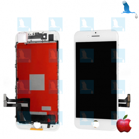 LCD Affichage et écran Tactile - Blanc - iPhone 7 - Original - qor