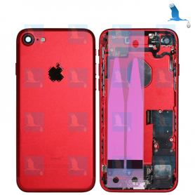 Back Cover Housing Assembly - Rosso - iPhone 7 - OEM/QOR Back Cover Housing Assembly - Rosso - iPhone 7 - OEM/QOR