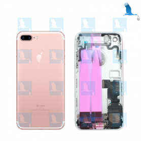 Back Cover Housing Assembly - Rose - iPhone 7 - OEM/QOR Back Cover Housing Assembly - Rose - iPhone 7 - OEM/QOR