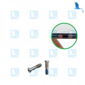 2 x vis de fermeture  - Argent - iP7 / iP7+ 2 x vis de fermeture - Argent - iP7 / iP7+