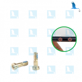 2 x Vis de fermeture - Or - iP7 / iP7+ Original 2 x Vis de fermeture - Or - iP7 / iP7+ Original