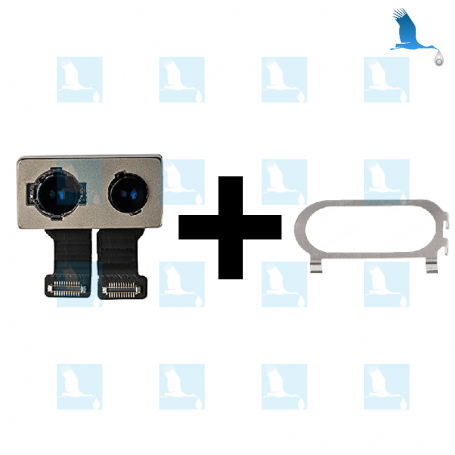 Rear Camera + Metal Bracket - iP7+ - QON