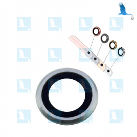 Lentille caméra arrière & support - Gray - iP6+/6S+ QON Lentille caméra arrière & support - Gray - iP6+/6S+ QON