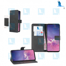 Leder-Case - Schwarz - Samsung S10e (G973F)