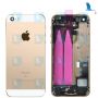 Back Cover Housing Assembly - Gold - iPhone 5S - QA
