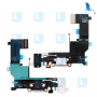 Charging Port Flex Cable - Weiss - iPhone (5)SE - oem