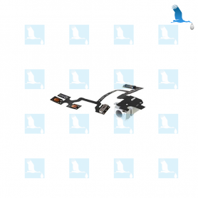 Nappe prise jack, vibreur & volume pour iPhone 4 - Blanc Nappe prise jack, vibreur & volume pour iPhone 4 - Blanc