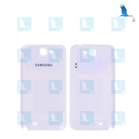 Back cover batterie - Blanc - Samsung Galaxy Note 2 - N7100F - oem