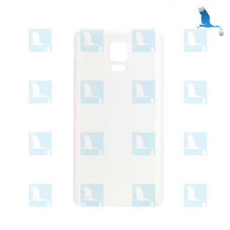 Back cover batterie - Weiss - Samsung Galaxy Note 4 - N910F - qor