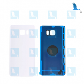 Back cover batterie - Blanc - Samsung Galaxy Note 5 - N920F - qor Back cover batterie - Blanc - Samsung Galaxy Note 5 - N920F - qor