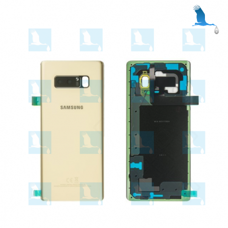 Backcover - GH82-14979D - Gold - Samsung Galaxy Note 8 (SM-N950F) - Service pack