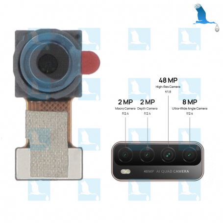 Rear Camera 8mp - 23060585 - Huawei PSmart 2021 (PPA-LX2) - ori