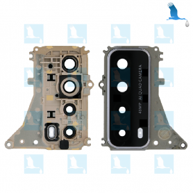 Camera Lens with Frame - 02354ATB - Oro (Blush Gold) - Huawei PSmart 2021 (PPA-LX2) - ori Camera Lens with Frame - 02354ATB - Oro (Blush Gold) - Huawei PSmart 2021 (PPA-LX2) - ori