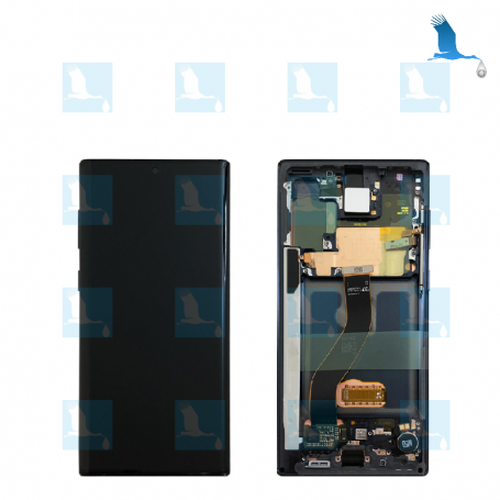 LCD + Frame - GH82-20817A,GH82-20818A - Nero (Aura Black) - Galaxy Note 10 - N970 - qor