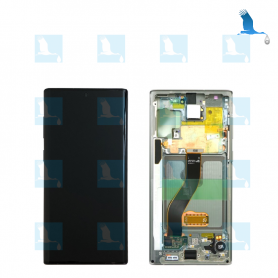 LCD + Châssis - GH82-20817C,GH82-20818C - Argent (Aura Glow) - Galaxy Note 10 - N970 - qor LCD + Châssis - GH82-20817C,GH82-20818C - Argent (Aura Glow) - Galaxy Note 10 - N970 - qor