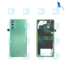 Back Cover - GH82-23298C - Vert - Galaxy Note 20 - N980 (4G) / N981 (5G) - oem