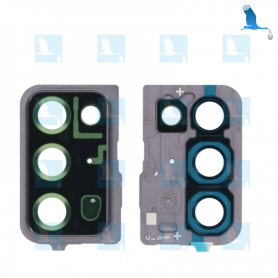 Camera lens + Frame + Sticker - GH98-45739A - Noir (Mystic grey) - Note 20 (N980) / Note 20 5G (N981) - ori Camera lens + Frame + Sticker - GH98-45739A - Noir (Mystic grey) - Note 20 (N980) / Note 20 5G (N981) - ori