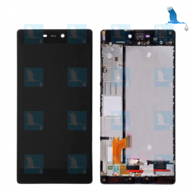 Affichage, Écran tactile et Châssis - 02350GSR - Grey - Huawei P8 (GRA-L09) - oem