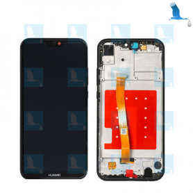 LCD + Chassis - 02351VPR - Noir - Huawei P20 Lite (ANE-LX1)