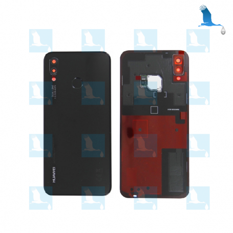 Backcover glass mit Linse - 02351VNT - Schwarz (Midnight black) - Huawei P20 Lite (ANE-LX1) - oem