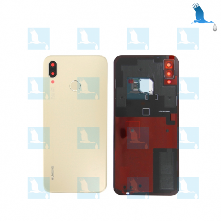 Backcover glass mit Linse - 02351WTG - Gold (Platinum gold) - Huawei P20 Lite (ANE-LX1) - oem
