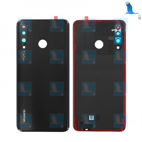 Verre de couverture arrière avec lentille - 02352RPV - Midnight black - Huawei P30 Lite (MAR-LX1M) - original - qor Verre de couverture arrière avec lentille - 02352RPV - Midnight black - Huawei P30 Lite (MAR-LX1M) - original - qor