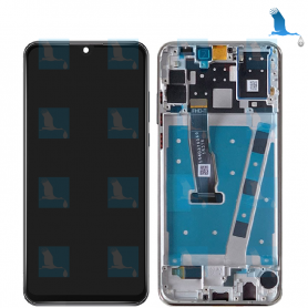 LCD + Touchscreen + Frame - 02353FQB - White - P30 Lite (MAR-L21BX) new Edition