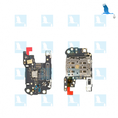 Sim card reader + Micro - 02352PAV - P30 Pro (VOG-L29, VOG-L09, VOG-L04) - Original