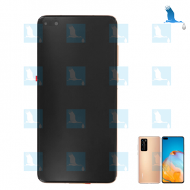 P40, LCD + Chassis + Batterie - 02353NFV - Or - Huawei P40 (ANA-N29) - Original - qor P40, LCD + Chassis + Batterie - 02353NFV - Or - Huawei P40 (ANA-N29) - Original - qor