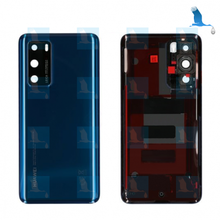 Backcover - Battery cover - 02353MGC - Blu (Deep Sea Blue) - Huawei P40 (ANA-NX9) - ori