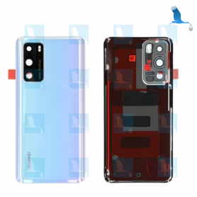 Backcover - Battery cover - 02353MGE - Blanc (Ice white) - Huawei P40 (ANA-NX9) - ori Backcover - Battery cover - 02353MGE - Blanc (Ice white) - Huawei P40 (ANA-NX9) - ori