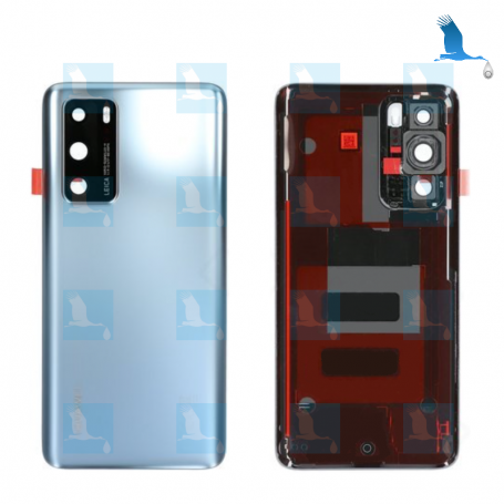 Backcover - Battery cover - 02353MGF - Argento (Silver frost) - Huawei P40 (ANA-NX9) - ori
