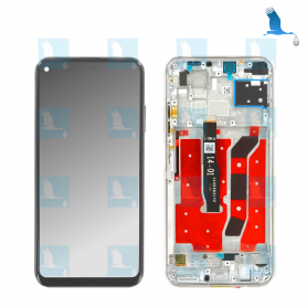 P40 Lite E - LCD + Touch + Frame - 02353FMW - Schwarz (Midnight black) - Huawei P40 lite E (ART-L29)