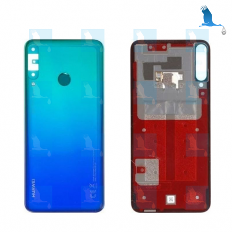 P40 lite E - Vitre arrière - 02353LJF - Bleu (Aurora blue) - Huawei P40 lite E (ART-L29) - Service pack
