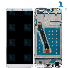 LCD + Chassis - Blanc - Huawei P Smart+ (INE-LX1) , (INE-L21) , (Nova 3i) - Orig LCD + Chassis - Blanc - Huawei P Smart+ (INE-LX1) , (INE-L21) , (Nova 3i) - Orig
