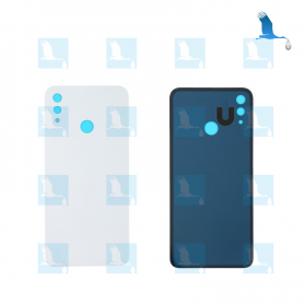 Vitre arrière - Protection batterie - 02352CAQ - Blanc (Pearl white) - Huawei P Smart + (INE-LX1) / Nova 3i - service pack Vitre arrière - Protection batterie - 02352CAQ - Blanc (Pearl white) - Huawei P Smart + (INE-LX1) / Nova 3i - service pack