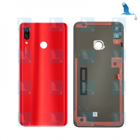Vitre arrière - Protection batterie - 02352RED - Rouge (Acacia red) - Huawei P Smart + (INE-LX1) / Nova 3i Vitre arrière - Protection batterie - 02352RED - Rouge (Acacia red) - Huawei P Smart + (INE-LX1) / Nova 3i