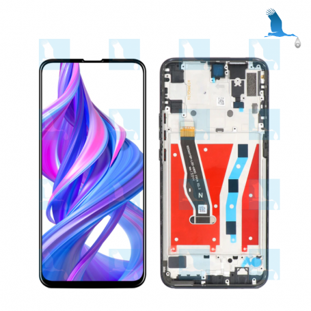 LCD + Touch + Frame + Battery - 02353QJJ - Noir - Honor 9X Lite (JNS-L21)