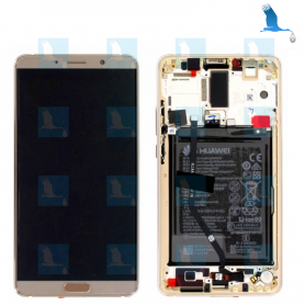 Display, Touch Screen and frame - 02351SFJ - Or - Huawei Mate 10 (ALP-L29) - original - qor Display, Touch Screen and frame - 02351SFJ - Or - Huawei Mate 10 (ALP-L29) - original - qor