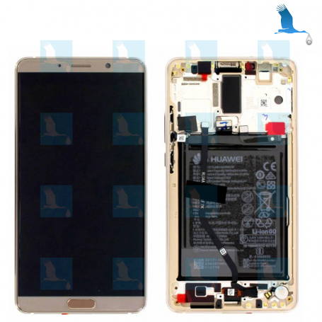 Display, Touch Screen and frame - 02351SFJ - Or - Huawei Mate 10 (ALP-L29) - original - qor