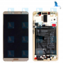 Bildschirm, Touch Screen und Rahmen - 02351SFJ - Or - Huawei Mate 10 (ALP-L29) - original - qor