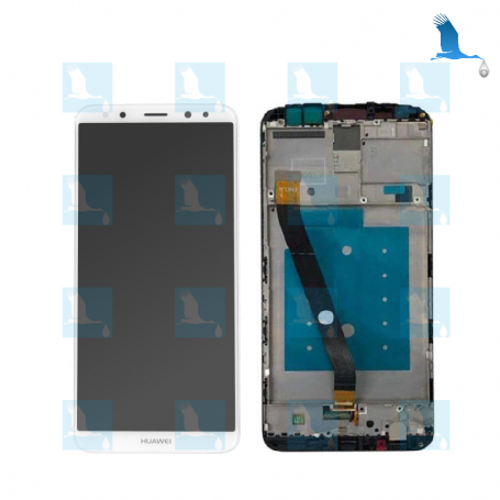 LCD + Touchscreen - 02351QXU/02351QEY - Weiss - Huawei Mate 10 Lite (RNE-L01/CRNE_L21) - oem