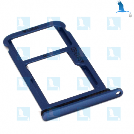 Sim card tray - 02351SCTB - Blue - Huawei Mate 10 Pro - ori