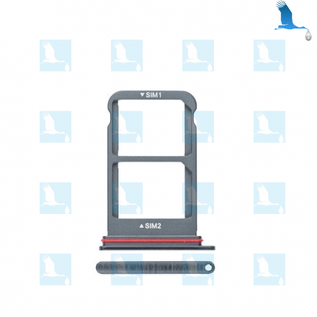 Sim card tray - 02351SCTG - Grigio (Titanium Grey) - Huawei Mate 10 Pro - ori