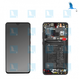 LCD Touchscreen & Frame - Black - 02352ETG - Huawei Mate 20 LCD Touchscreen & Frame - Black - 02352ETG - Huawei Mate 20