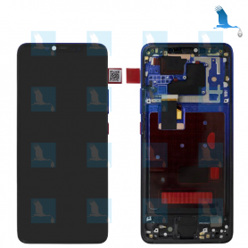 LCD Touchscreen & Frame - Twilight - 02352FRA - Huawei Mate 20 LCD Touchscreen & Frame - Twilight - 02352FRA - Huawei Mate 20