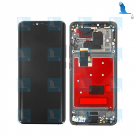LCD, Touchscreen & Frame - Twilight - 02352GGC - Huawei Mate 20 Pro